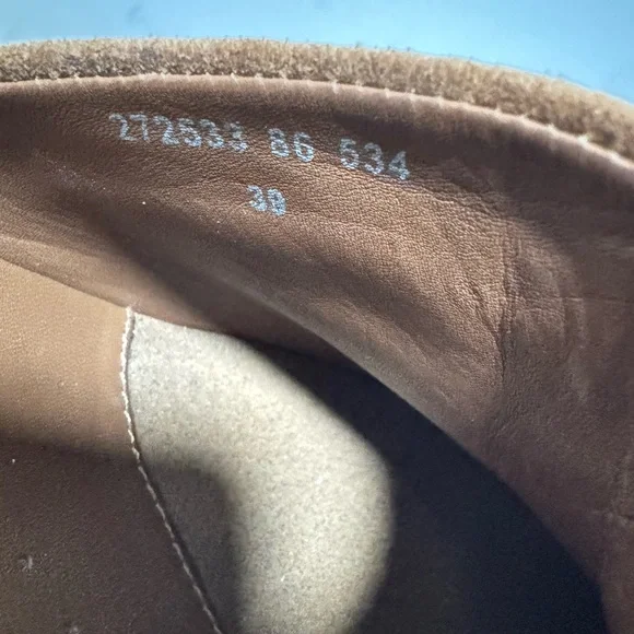 ECCO Women’s Brown Suede Slip-On  Clogs. Mules. Size 39/US 8-8.5 - Picture 7 of 9